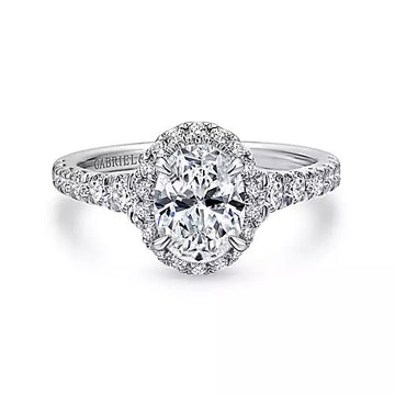 14KW Semi-Mount Diamond Engagement Ring w/ 0.80 ctw